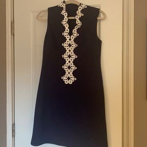 Vince Camuto appliqué dress